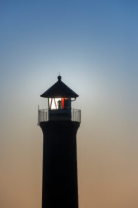 Germany, Lower Saxony, East Frisia, Juist, "Memmertfeuer" the lighthouse out of function at the port. Germany, Lower Saxony, East Frisia, Juist, "Memmertfeuer" the lighthouse out of function at the port.